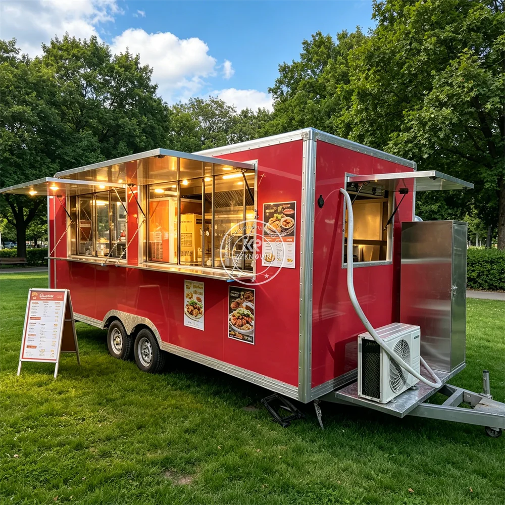 Outdoor BBQ Fast Food Trailer Custom Mobile Kitchen BBQ Grill Food Truck Street Catering Trailer Fully Equipped
Outdoor BBQ Fast Food Trailer Custom Mobile Kitchen BBQ Grill Food Truck Street Catering Trailer Fully Equipped