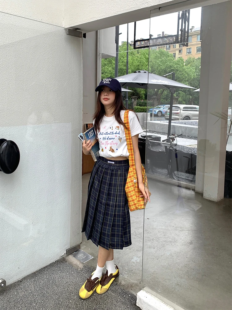 Юбка миди NIDEBLA в корейском стиле, А-силуэт, с кружевной отделкой, цветная, в складку, для женщин, из полиэстера
Юбка миди NIDEBLA в корейском стиле, А-силуэт, с кружевной отделкой, цветная, в складку, для женщин, из полиэстера