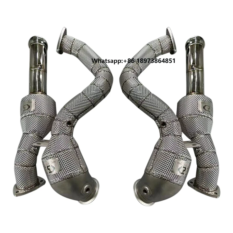 High End Quality the Sound Is Passionate Exhaust Manifold for AstonMartin DB9 DBS DBX Stainless Steel Downpipe
High End Quality the Sound Is Passionate Exhaust Manifold for AstonMartin DB9 DBS DBX Stainless Steel Downpipe