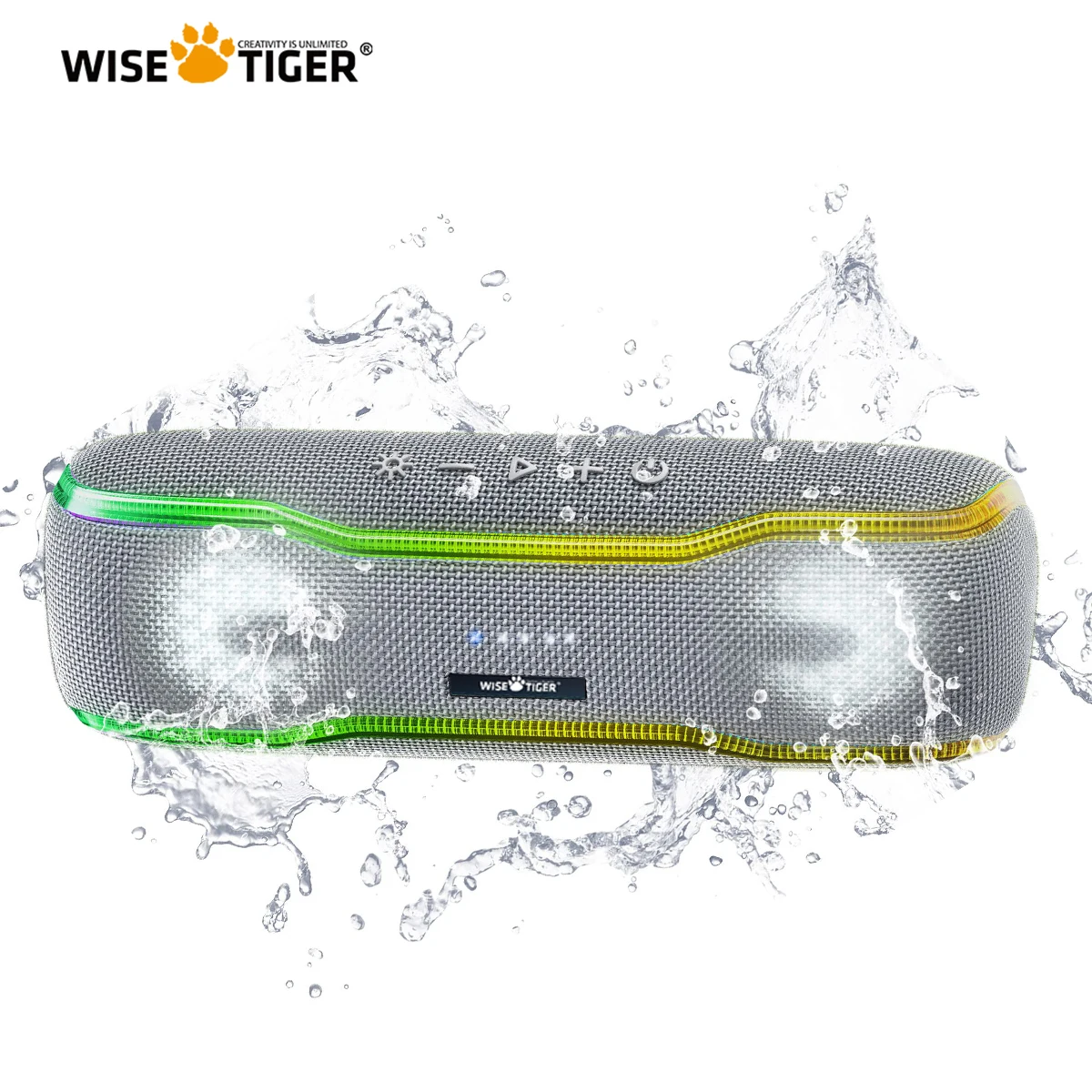 WISETIGER IPX7 Водонепроницаемый Bluetooth-динамик Портативный динамик 25 Вт Звуковая коробка BT5.3 Открытый стереодинамик объемного звучания с RGB подсветкой
WISETIGER IPX7 Водонепроницаемый Bluetooth-динамик Портативный динамик 25 Вт Звуковая коробка BT5.3 Открытый стереодинамик объемного звучания с RGB подсветкой