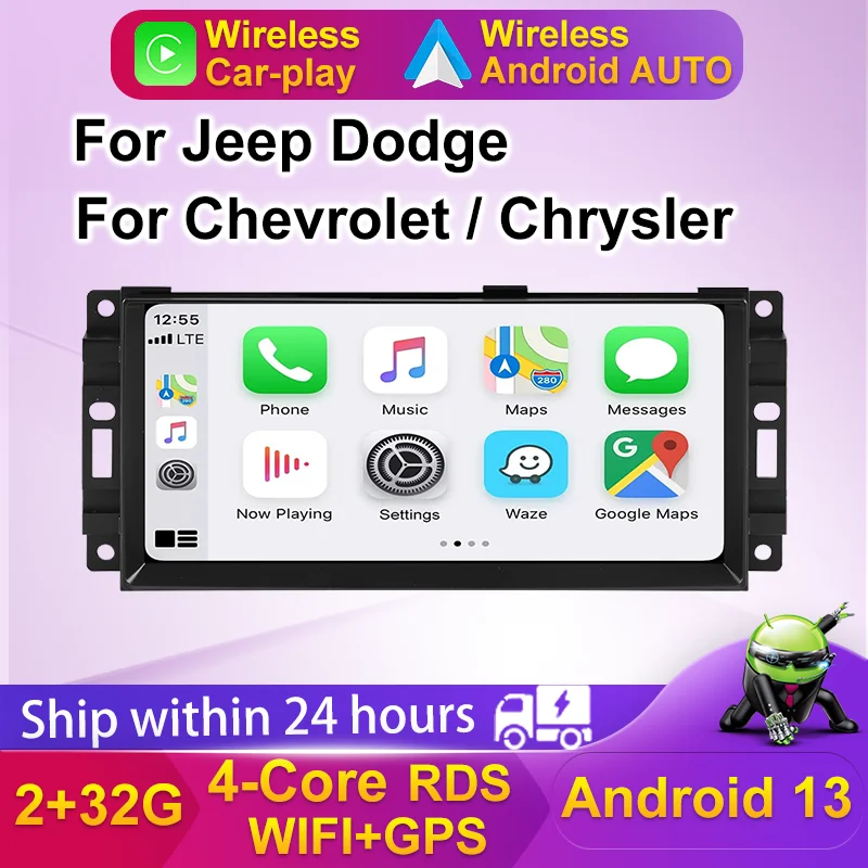 Car Autoradio Radio Multimedia Video Player NO DVD Head Unit For Jeep Cherokee 2009 - 2010 Wrangler Dodge Challenger Chrysler
Car Autoradio Radio Multimedia Video Player NO DVD Head Unit For Jeep Cherokee 2009 - 2010 Wrangler Dodge Challenger Chrysler