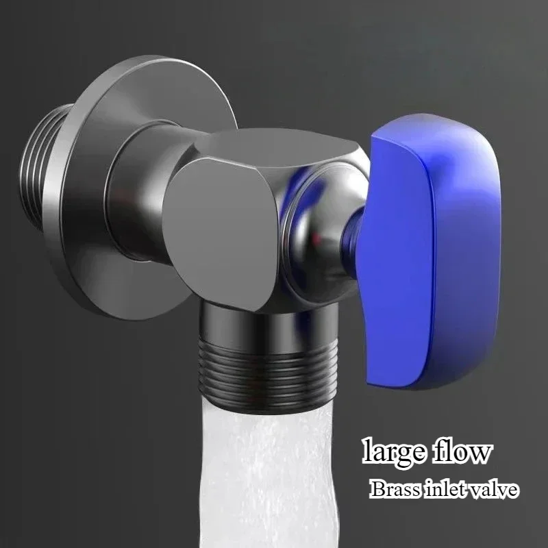 Bathroom water inlet valve, brass high flow, water heater, washing machine switch
Bathroom water inlet valve, brass high flow, water heater, washing machine switch