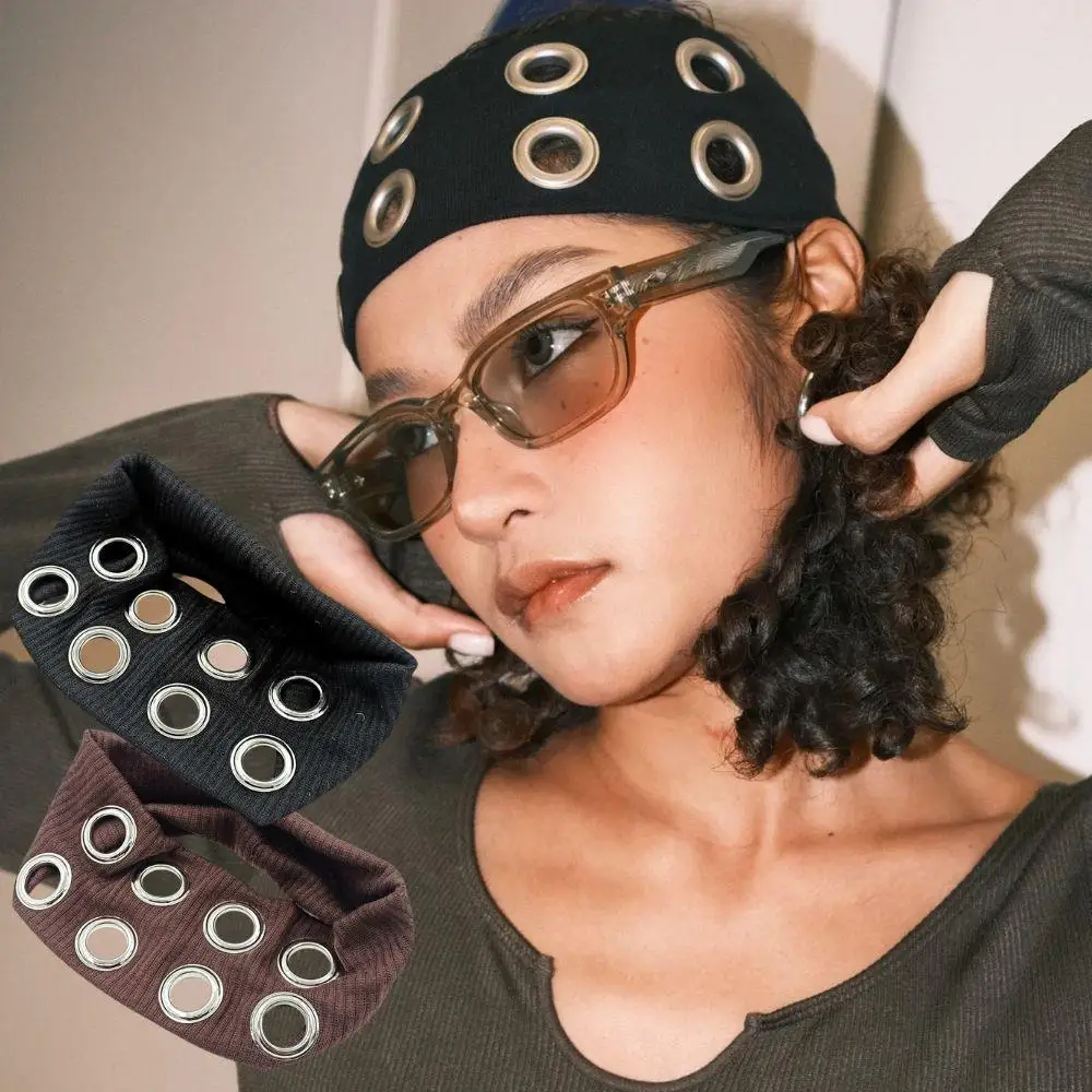 Harajuku Y2K Girls Punk Hollowed Eyelets Hairbands Wide Elastic Headband Steampunk Gothic Grunge Stretchy Hair Accessories NEW
Harajuku Y2K Girls Punk Hollowed Eyelets Hairbands Wide Elastic Headband Steampunk Gothic Grunge Stretchy Hair Accessories NEW