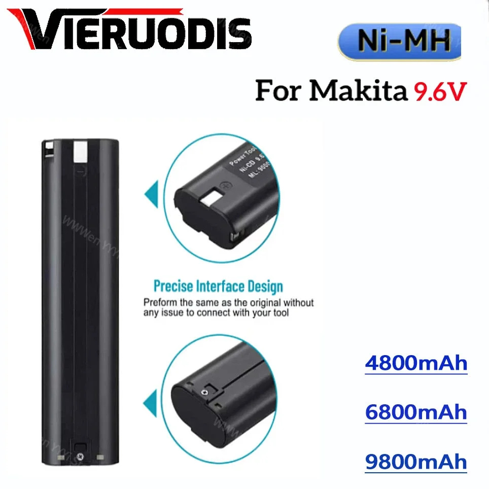 New 100% For makita 9.6V 6800mAh Ni-MH Rechargeable Replacement Battery For Makita 9000 9001 9002 9033 9600 Power Tools battery
New 100% For makita 9.6V 6800mAh Ni-MH Rechargeable Replacement Battery For Makita 9000 9001 9002 9033 9600 Power Tools battery