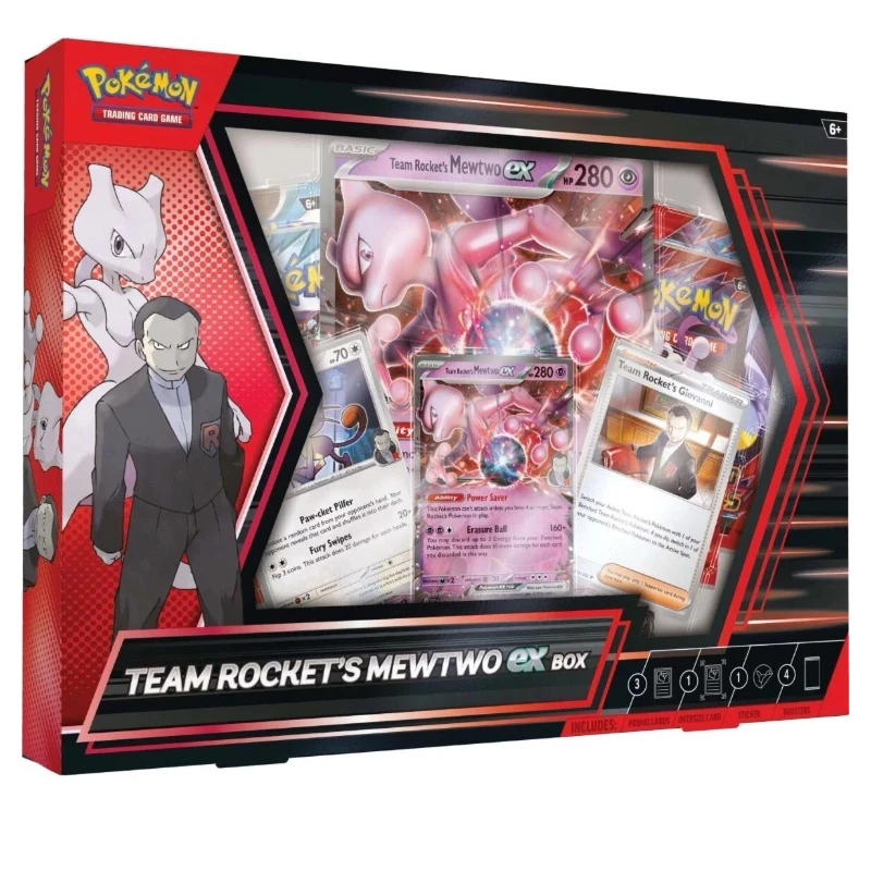 Оригинальная 1 коробка карт Pokemon TCG Team Rocket's Mewtwo Ex Box, новая запечатанная
Оригинальная 1 коробка карт Pokemon TCG Team Rocket's Mewtwo Ex Box, новая запечатанная