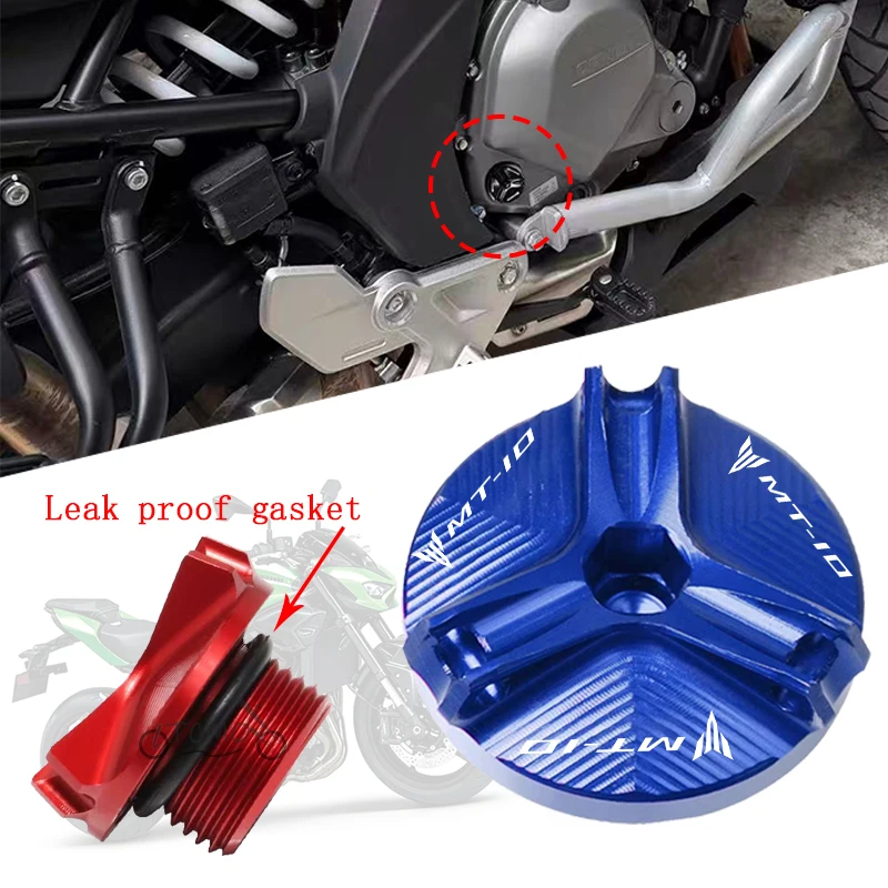 Motorcycle Fashion CNC Engine Oil Filler Cap Oil Plug Cover For Yamaha MT10 MT 10 MT-10 2015-2026 Accessories
Motorcycle Fashion CNC Engine Oil Filler Cap Oil Plug Cover For Yamaha MT10 MT 10 MT-10 2015-2026 Accessories
