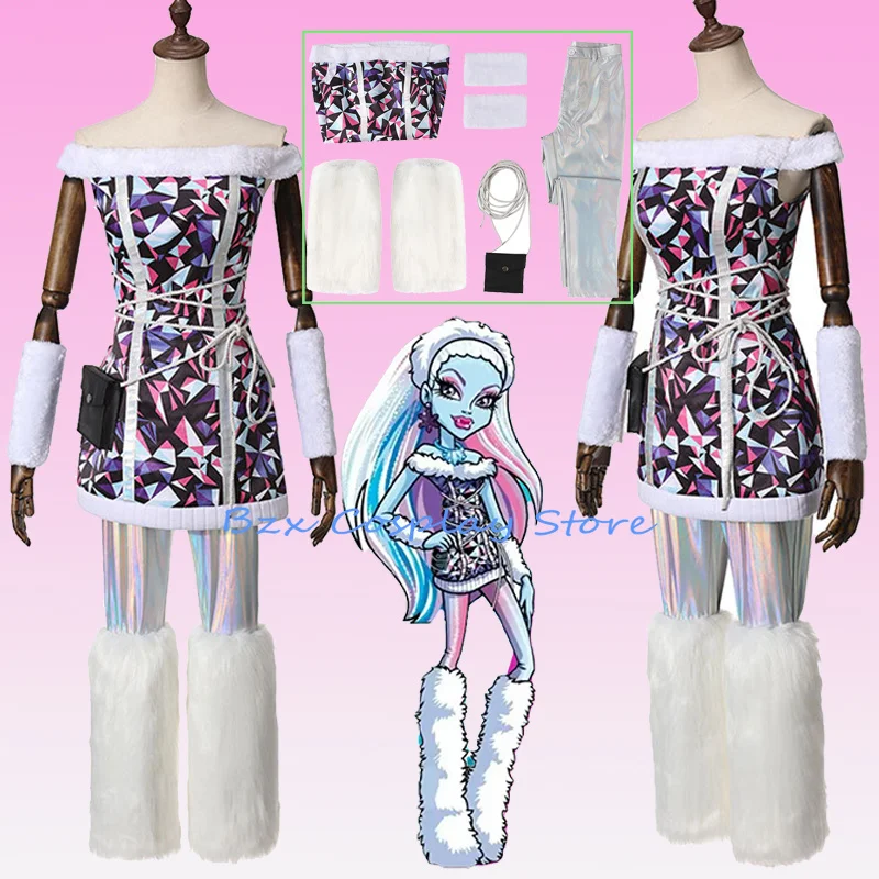 Snow Woman Abbey Bominable Cosplay Anime Monster Costume Women Sexy Dress Prop Set Halloween party Play Outfit
Snow Woman Abbey Bominable Cosplay Anime Monster Costume Women Sexy Dress Prop Set Halloween party Play Outfit