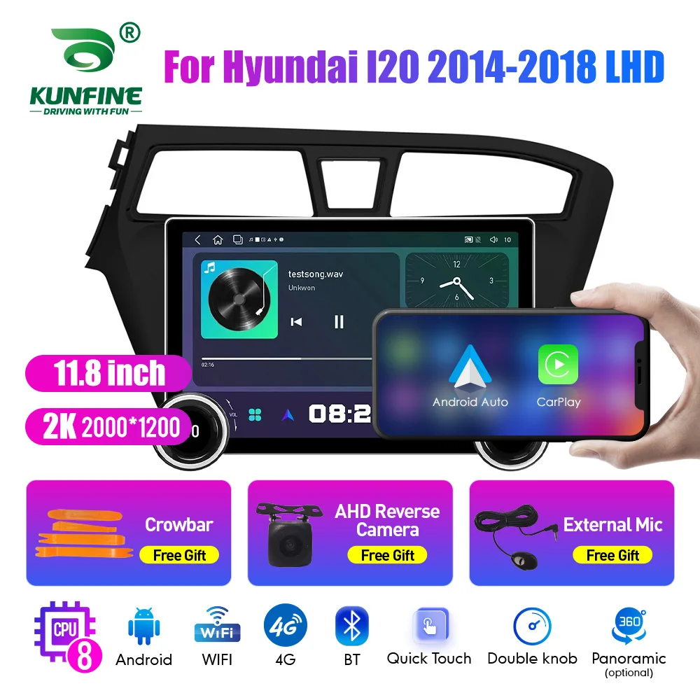 11.8 Inch 2K Double Knobs 2 Din Car Radio For Honda I20 2014-2018 Car Radio DVD Multimedia Video Player Android Auto Carplay
11.8 Inch 2K Double Knobs 2 Din Car Radio For Honda I20 2014-2018 Car Radio DVD Multimedia Video Player Android Auto Carplay