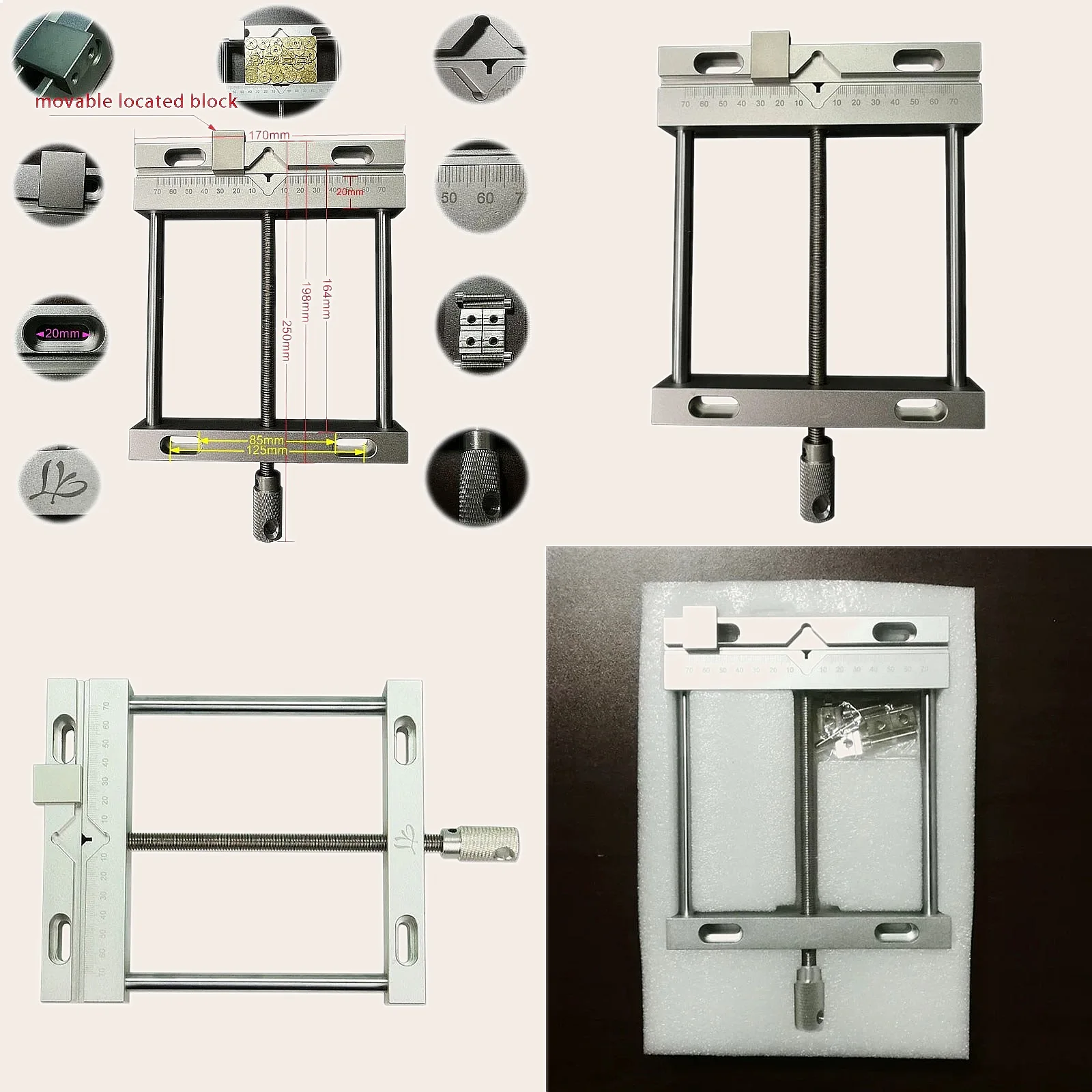 High-Precision Multi-Functional Flat Vise CNC Engraving Machine Accessories Horizontal Clamp
High-Precision Multi-Functional Flat Vise CNC Engraving Machine Accessories Horizontal Clamp