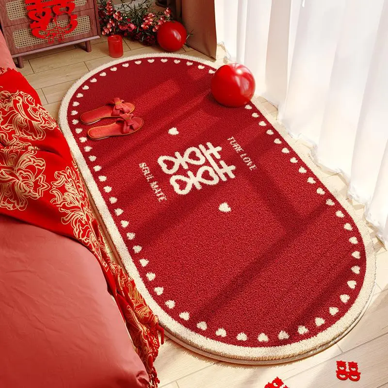 Red Celebration Carpet Artificial Cashmere Living Room Decorative Cool Proof Home Use Anti Slip Blanket Wedding Bedroom
Red Celebration Carpet Artificial Cashmere Living Room Decorative Cool Proof Home Use Anti Slip Blanket Wedding Bedroom