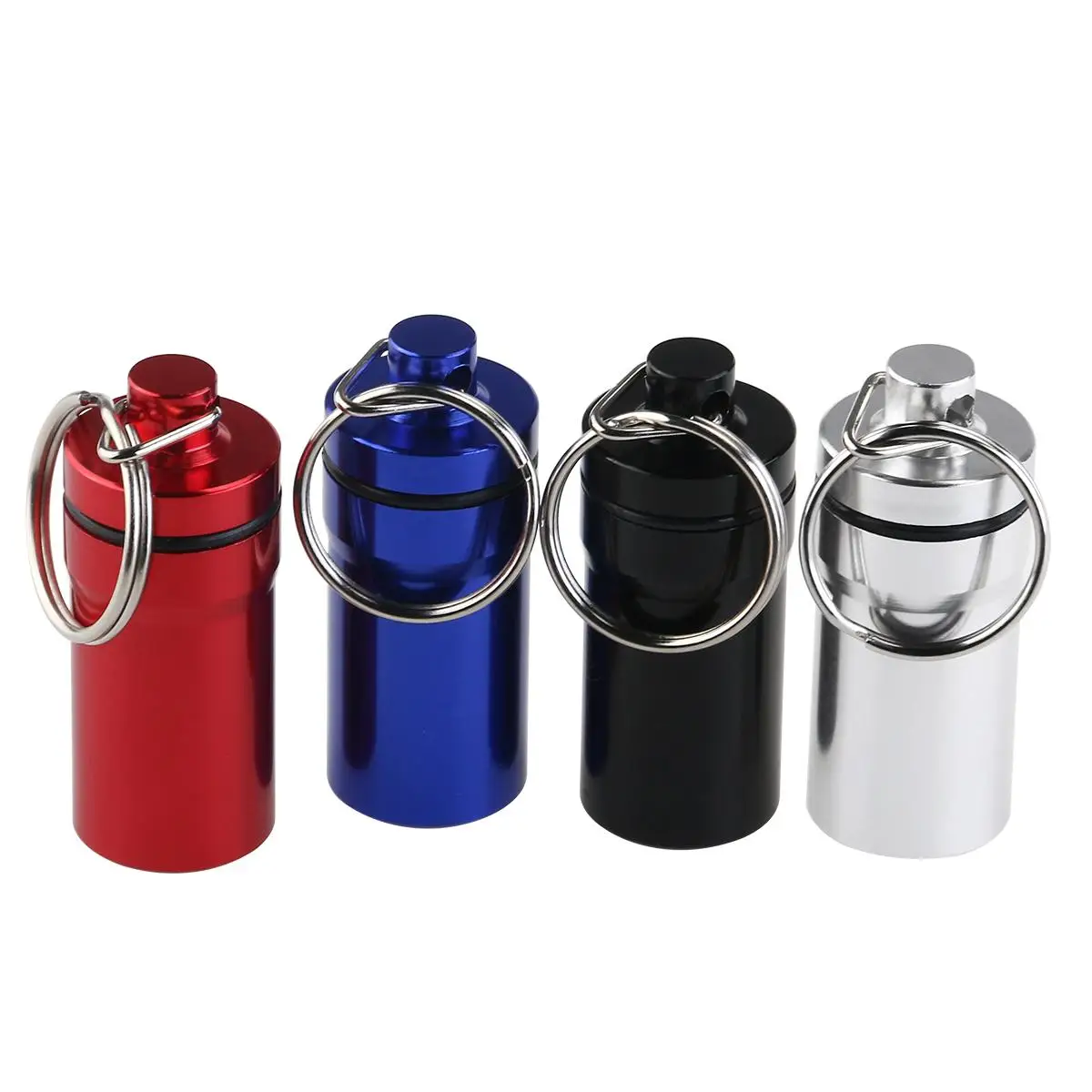 4pcs First Aid Container Waterproof Pill Bottle Small Holder Keychain Case Pill Cases Ring Boxes Aluminum Alloy Lightweight
4pcs First Aid Container Waterproof Pill Bottle Small Holder Keychain Case Pill Cases Ring Boxes Aluminum Alloy Lightweight