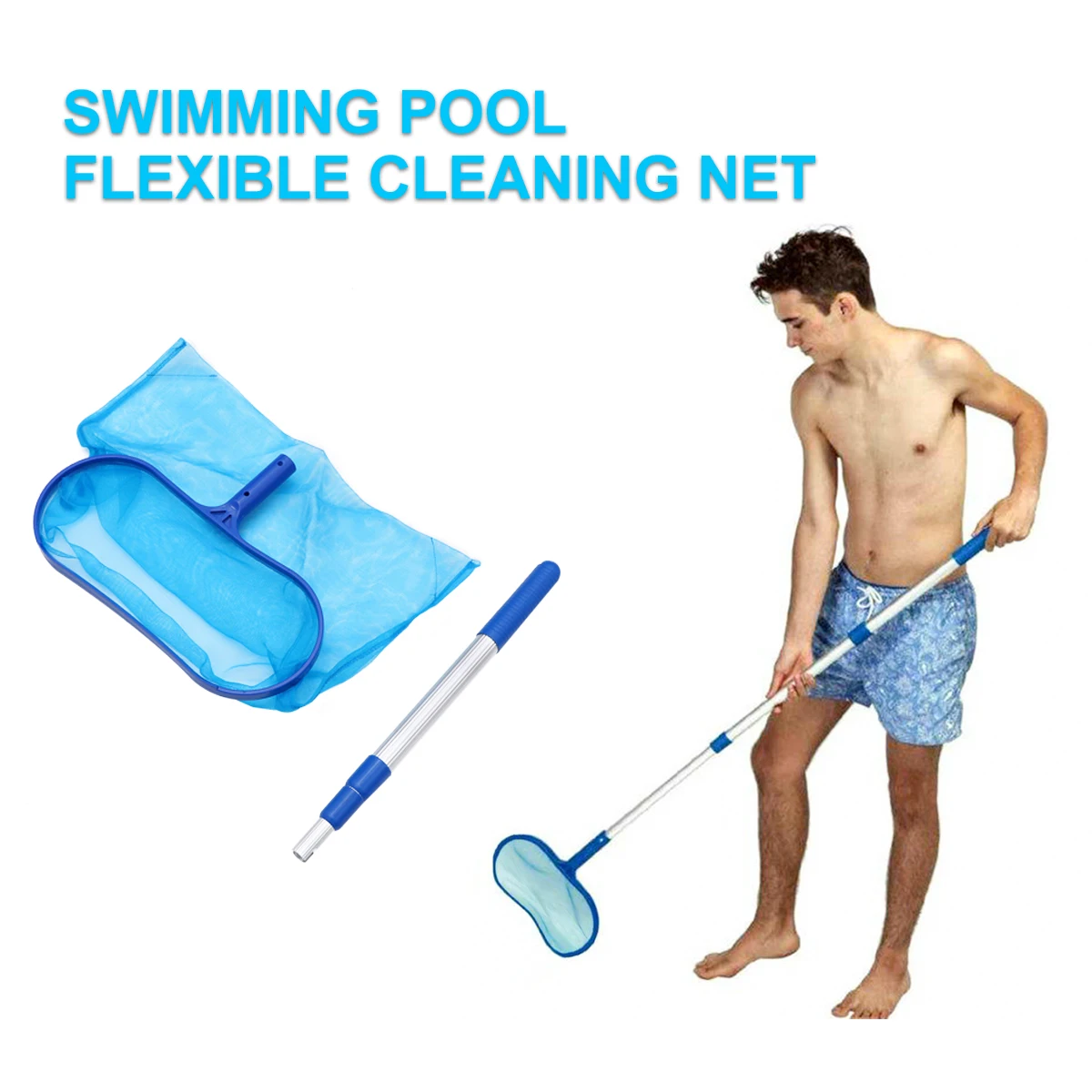 Telescopic Cleaning Net Swimming Pool Skimmer Leaf Rake Mesh Pond Hot Tub Fountain Fish Tank Lightweight Durable Easy
Telescopic Cleaning Net Swimming Pool Skimmer Leaf Rake Mesh Pond Hot Tub Fountain Fish Tank Lightweight Durable Easy