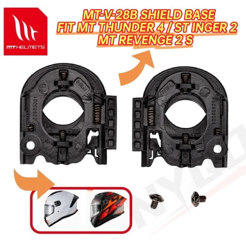 Helmet Lens Base Bracket For MT-V-28B/14B Fit MT Thunder 4 Stinger 2 Avenger 2S Helmet Replacement Fixing Parts
Helmet Lens Base Bracket For MT-V-28B/14B Fit MT Thunder 4 Stinger 2 Avenger 2S Helmet Replacement Fixing Parts