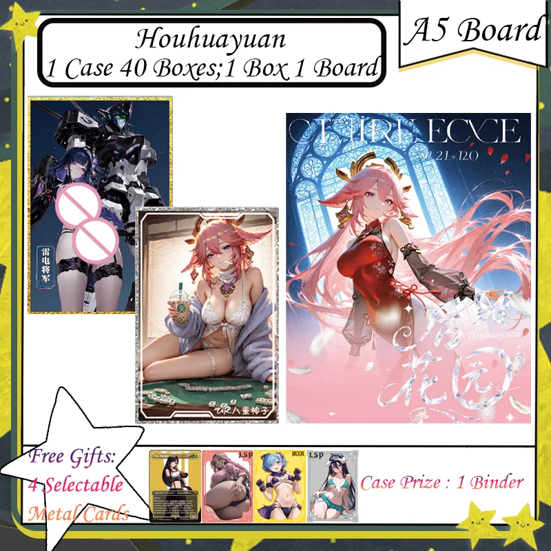 Houhuayuan A5 Anime Goddess Story Card - Albedo Nezuko Rem Nami Swimsuit Bikini Waifu Booster Box Collectible Card Game
Houhuayuan A5 Anime Goddess Story Card - Albedo Nezuko Rem Nami Swimsuit Bikini Waifu Booster Box Collectible Card Game