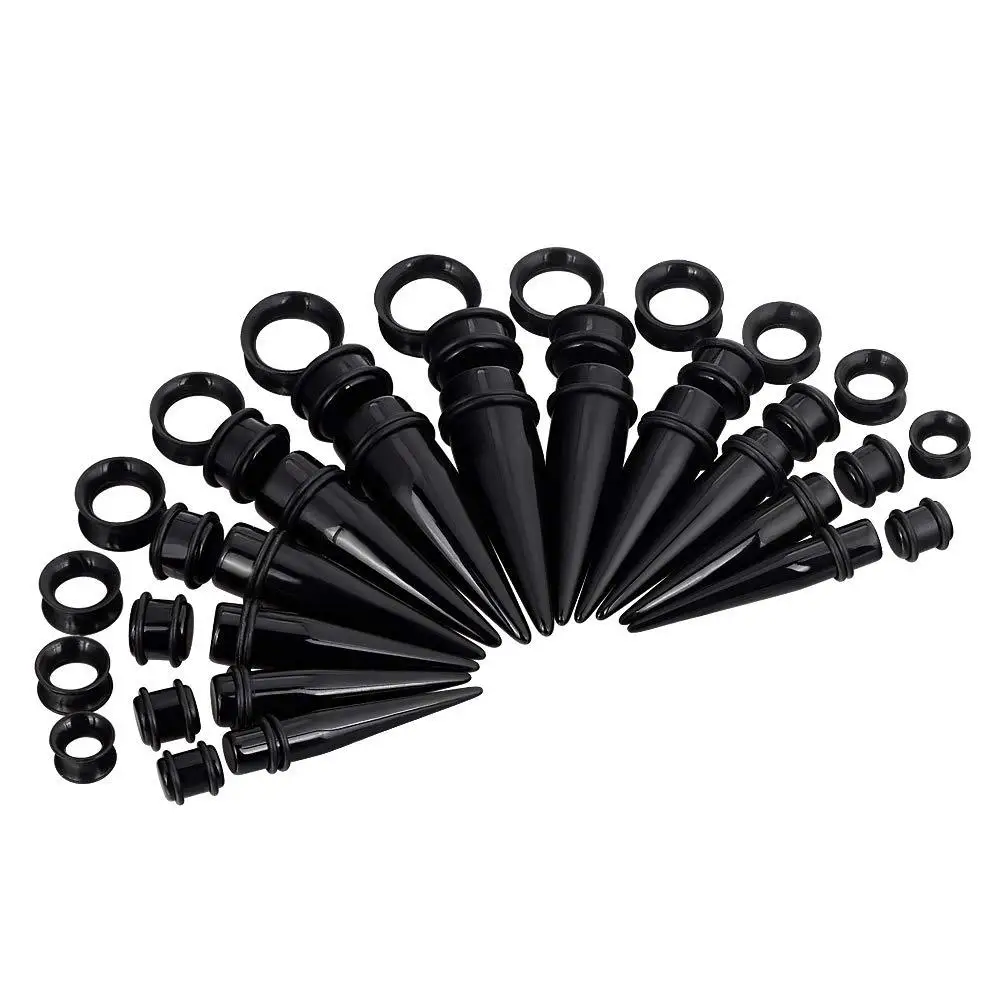 36 PCS Big Gauges Ear Stretching Kit 00G-20mm Acrylic Tapers Plugs Silicone Tunnels Piercing Set
36 PCS Big Gauges Ear Stretching Kit 00G-20mm Acrylic Tapers Plugs Silicone Tunnels Piercing Set