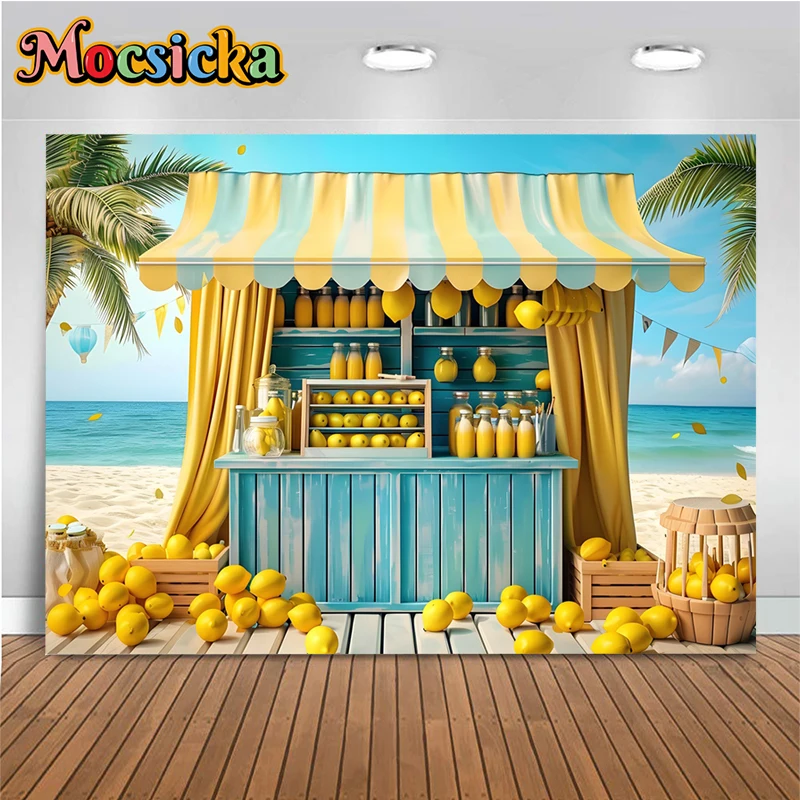 Yellow Lemon Backdrop For Photography Ocean Beach Fruit Shop Coconut Tree Children Photo Background Birthday Party Decor Banner
Yellow Lemon Backdrop For Photography Ocean Beach Fruit Shop Coconut Tree Children Photo Background Birthday Party Decor Banner