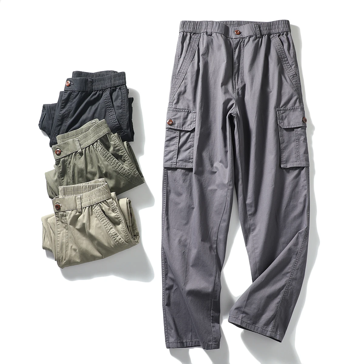 Брюки-карго из хлопка, прямые свободные модные повседневные брюки из хлопка, 100% свободные широкие брюки-карго с несколькими карманами для улицы
Брюки-карго из хлопка, прямые свободные модные повседневные брюки из хлопка, 100% свободные широкие брюки-карго с несколькими карманами для улицы