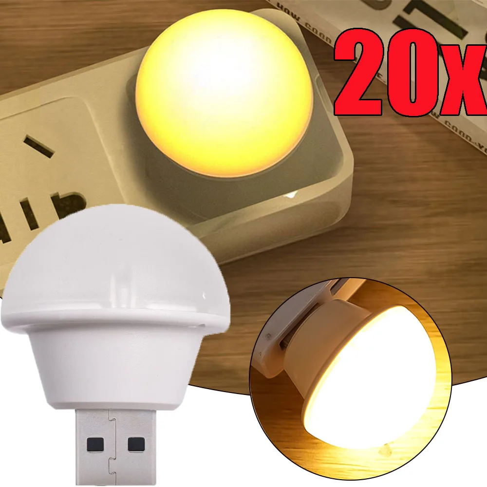 20/1PCS Mini USB Night Lights Portable Mushroom Shape LED Plug Lamps Bedroom Bedside Desk Travel Plug-in Lights Decoration Lamps
20/1PCS Mini USB Night Lights Portable Mushroom Shape LED Plug Lamps Bedroom Bedside Desk Travel Plug-in Lights Decoration Lamps