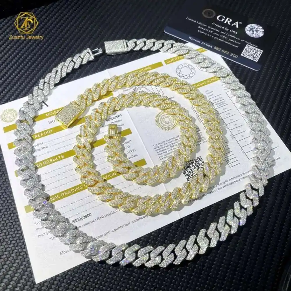 Дешевая цена, ожерелье в стиле хип-хоп Iced Out Vvs1, муассанитовая кубинская цепочка 12 мм, 13 мм, 15 мм, кластерная бриллиантовая кубинская цепочка для мужчин
Дешевая цена, ожерелье в стиле хип-хоп Iced Out Vvs1, муассанитовая кубинская цепочка 12 мм, 13 мм, 15 мм, кластерная бриллиантовая кубинская цепочка для мужчин