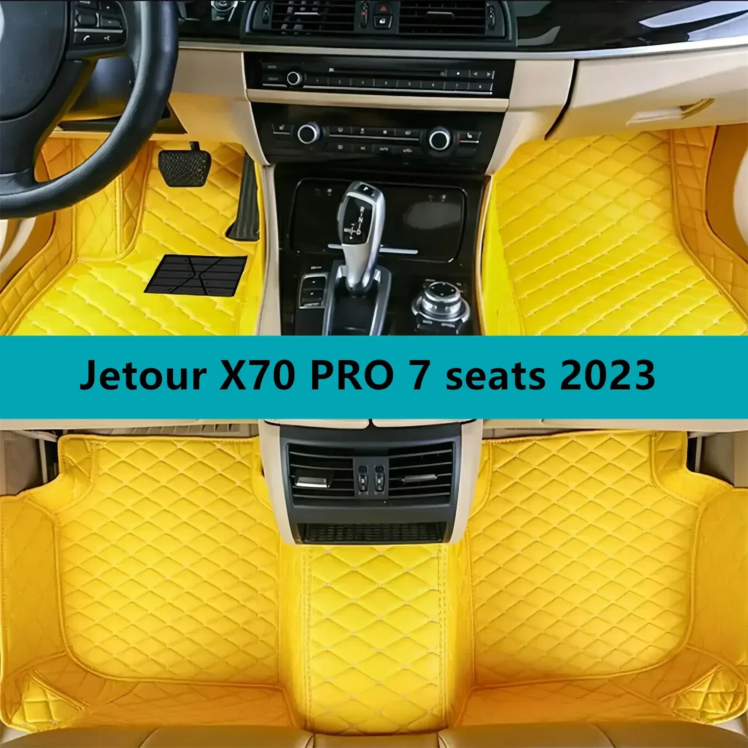 Custom Full Set Car Floor Mats for Jetour X70 PRO 7 seats 2023 Leather Floor Mats for Cars Mats Carpets Car Accessories
Custom Full Set Car Floor Mats for Jetour X70 PRO 7 seats 2023 Leather Floor Mats for Cars Mats Carpets Car Accessories