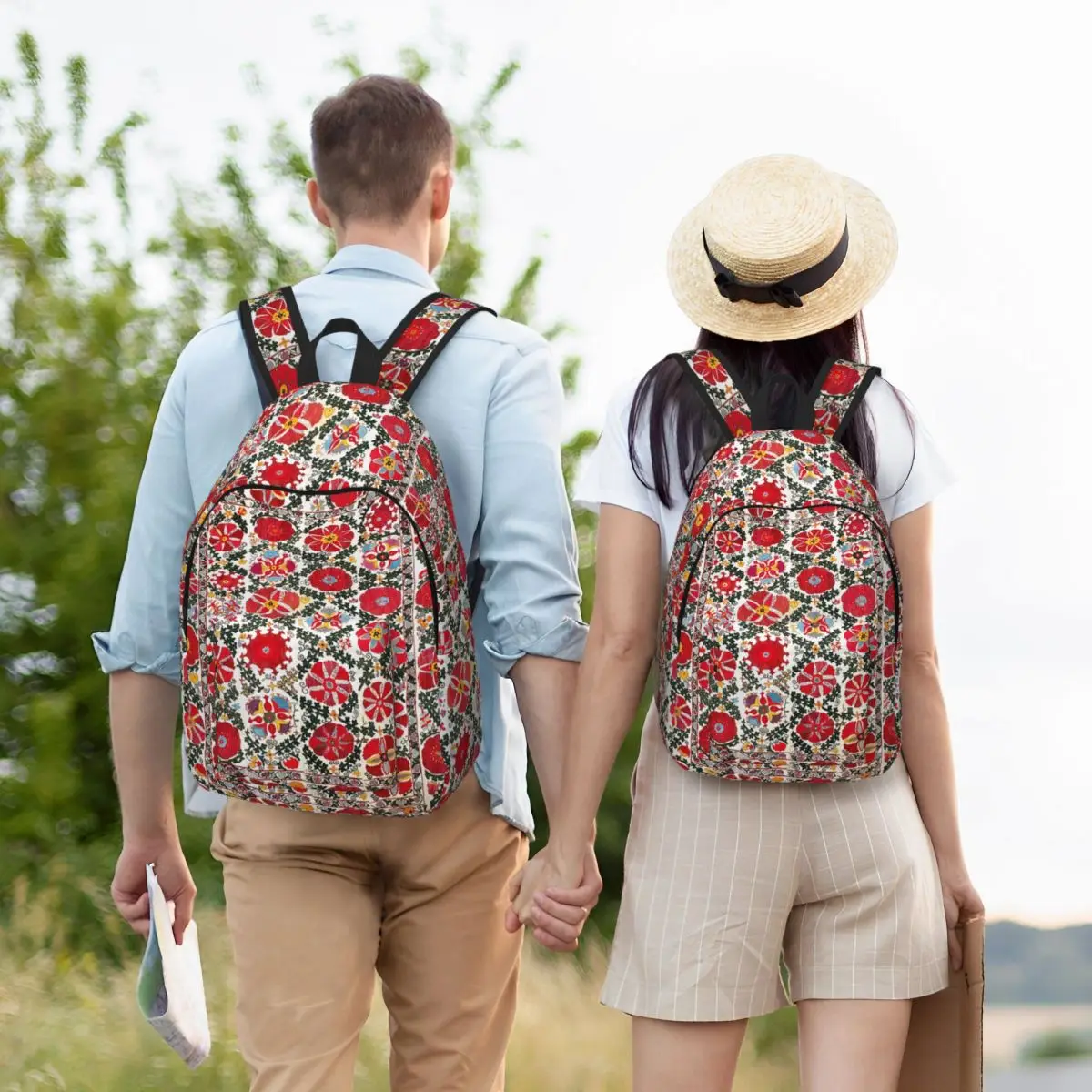 Bukhara Suzani Antique Uzbekistan Embroidery Print Backpack Student BookBag Kids School Bag Laptop Shoulder Bags for Boys Girls
Bukhara Suzani Antique Uzbekistan Embroidery Print Backpack Student BookBag Kids School Bag Laptop Shoulder Bags for Boys Girls
