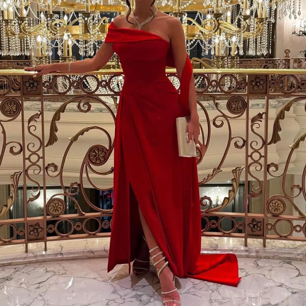 Customized Temperament Strapless Jersey Sleeveless Evening Dresses Elegant Floor Length Celebrity Gowns Vestido De Noche
Customized Temperament Strapless Jersey Sleeveless Evening Dresses Elegant Floor Length Celebrity Gowns Vestido De Noche