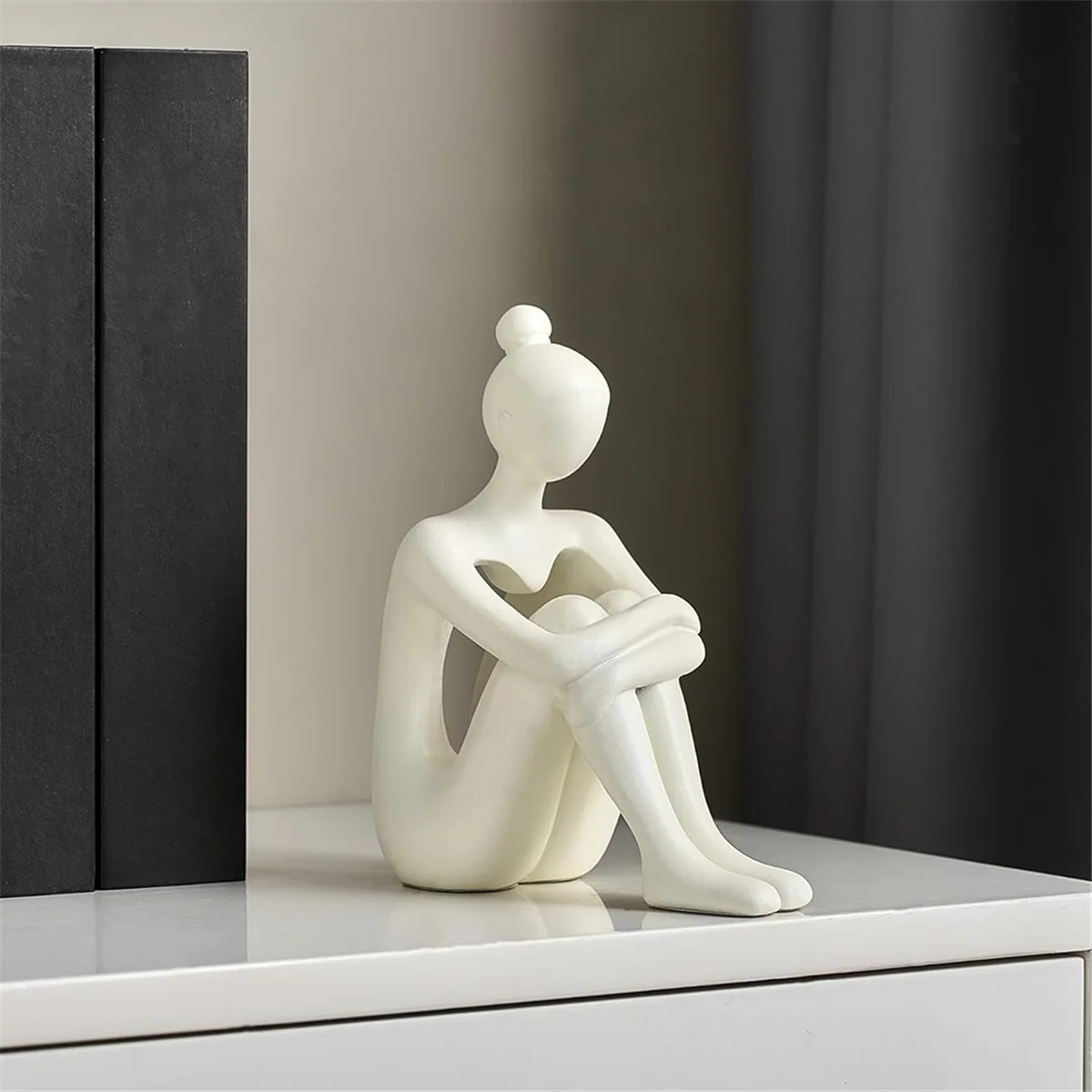 Modern Thinkers Statues for Home Decor Living Room, Beige Thinkers Sculpture Shelf Decor, Minimalist Abstract Statue,AHUG
Modern Thinkers Statues for Home Decor Living Room, Beige Thinkers Sculpture Shelf Decor, Minimalist Abstract Statue,AHUG