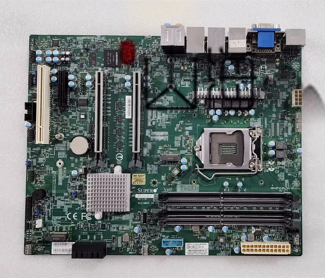 X12SCA-F W480 Chipset Core 10 1200-pin Xeon W-1200 Workstation Motherboard
X12SCA-F W480 Chipset Core 10 1200-pin Xeon W-1200 Workstation Motherboard