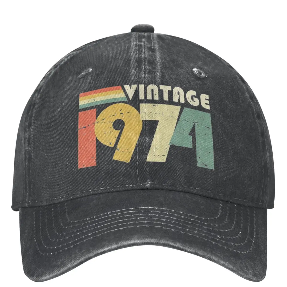 Vintage Vintage 1974 50th Birthday Gift Baseball Cap Unisex Style Distressed Washed Sun Cap 50 Years Old Outdoor Summer Hats Cap
Vintage Vintage 1974 50th Birthday Gift Baseball Cap Unisex Style Distressed Washed Sun Cap 50 Years Old Outdoor Summer Hats Cap