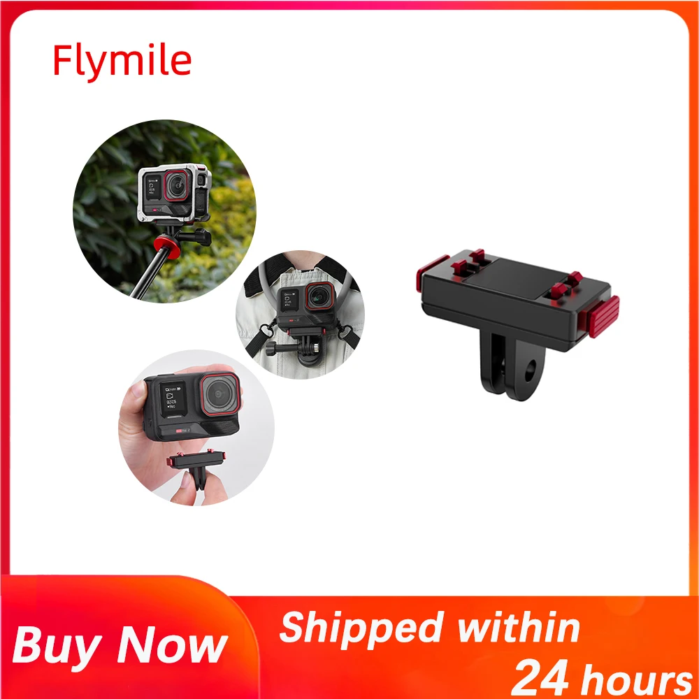 Flymile Magnetic Quick Release Base Mount For Insta 360 Ace/Pro/Pro 2 Tripod Rabbit Cage Frame Adapter Stand Camera Accessories
Flymile Magnetic Quick Release Base Mount For Insta 360 Ace/Pro/Pro 2 Tripod Rabbit Cage Frame Adapter Stand Camera Accessories