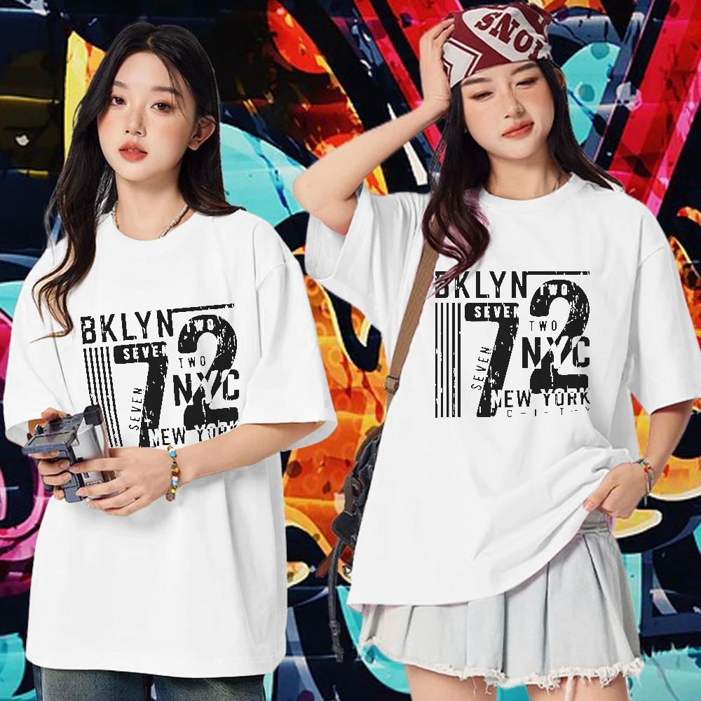 Womens O-Neck White Print T-Shirt Causal Streetwear Comfortable Short Sleeve Tops Tees Ladies Fashion Breathable T-Shirts
Womens O-Neck White Print T-Shirt Causal Streetwear Comfortable Short Sleeve Tops Tees Ladies Fashion Breathable T-Shirts