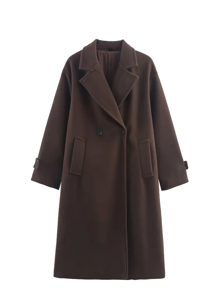 HH Women's 2025 Autumn Winter New Fashion Lapel Woolen Edition Long Coat Female Simple Temperament High Street Casual Jacket
HH Women's 2025 Autumn Winter New Fashion Lapel Woolen Edition Long Coat Female Simple Temperament High Street Casual Jacket