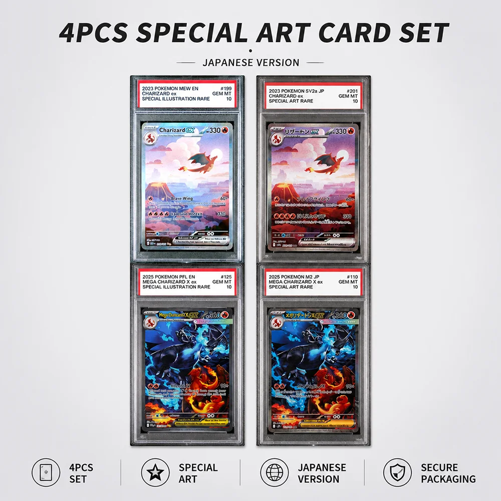 2025 Diy Proxy Ptcg Collection Card Phantasmal Flames 125 Mega Charizard Ex Special Illustration Holographic Labels Child Gifts
2025 Diy Proxy Ptcg Collection Card Phantasmal Flames 125 Mega Charizard Ex Special Illustration Holographic Labels Child Gifts
