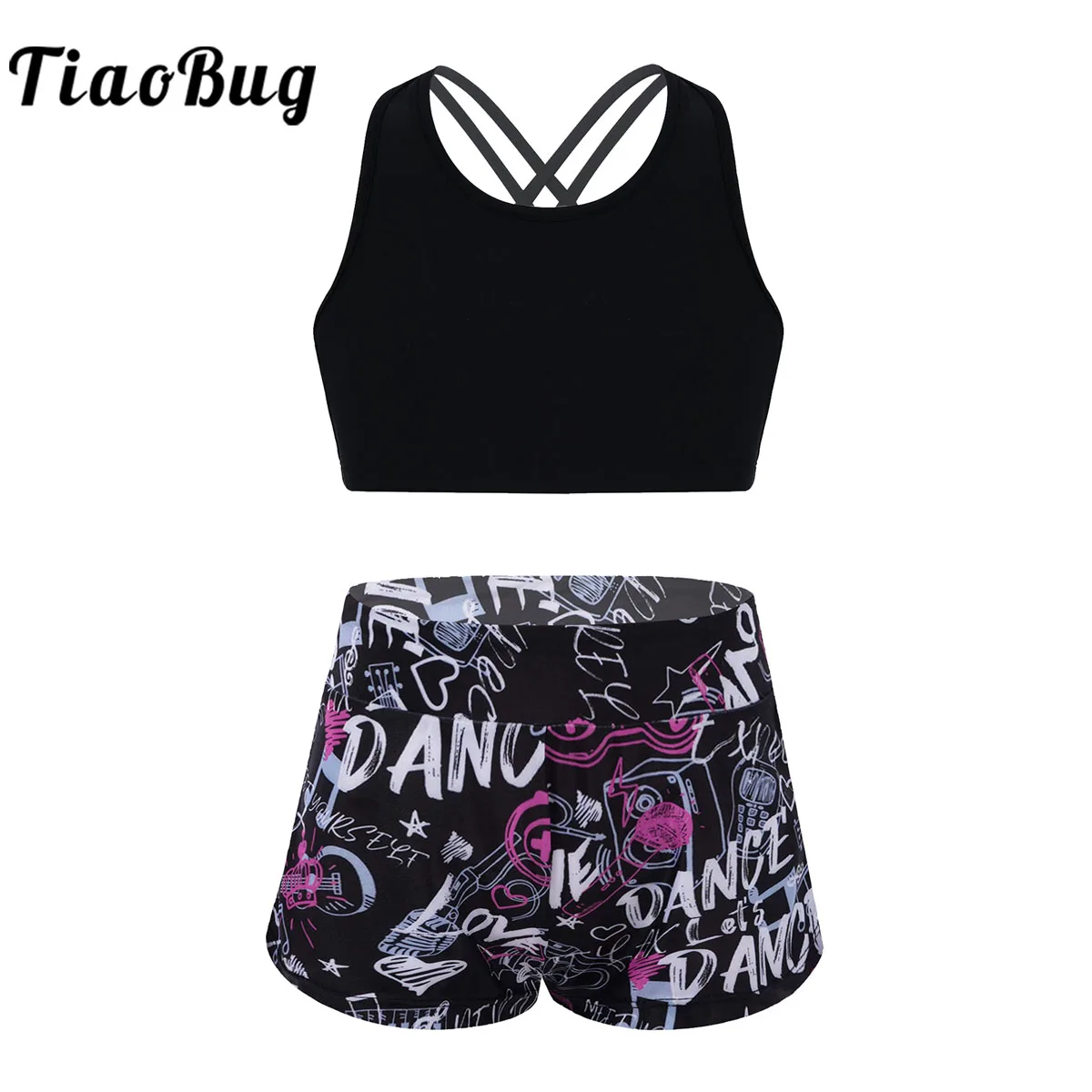 Kids Girls Bikini Tankini Set 2pcs Swimsuit Swimwear Sport Set Floral Printed Dance Workout Gymnastics Tank Top + Shorts Outfit
Kids Girls Bikini Tankini Set 2pcs Swimsuit Swimwear Sport Set Floral Printed Dance Workout Gymnastics Tank Top + Shorts Outfit