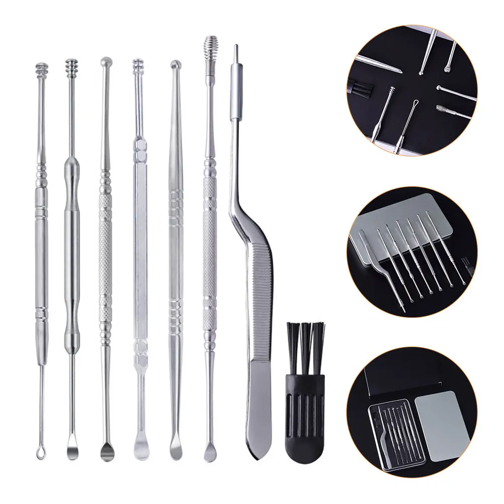 1Set Stainless Steel Ear Wax Removal Tool Set Rust Free Polished Smooth Rounded Tips Safe for Sensitive Ears Portable Compact
1Set Stainless Steel Ear Wax Removal Tool Set Rust Free Polished Smooth Rounded Tips Safe for Sensitive Ears Portable Compact