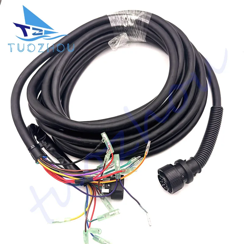 Harness Assembly 14 Wire/16.5FT-29.5FT 896536T01 Cable Main Wire Harness for Mercury Outboard Engine 14P Remote Control Box
Harness Assembly 14 Wire/16.5FT-29.5FT 896536T01 Cable Main Wire Harness for Mercury Outboard Engine 14P Remote Control Box