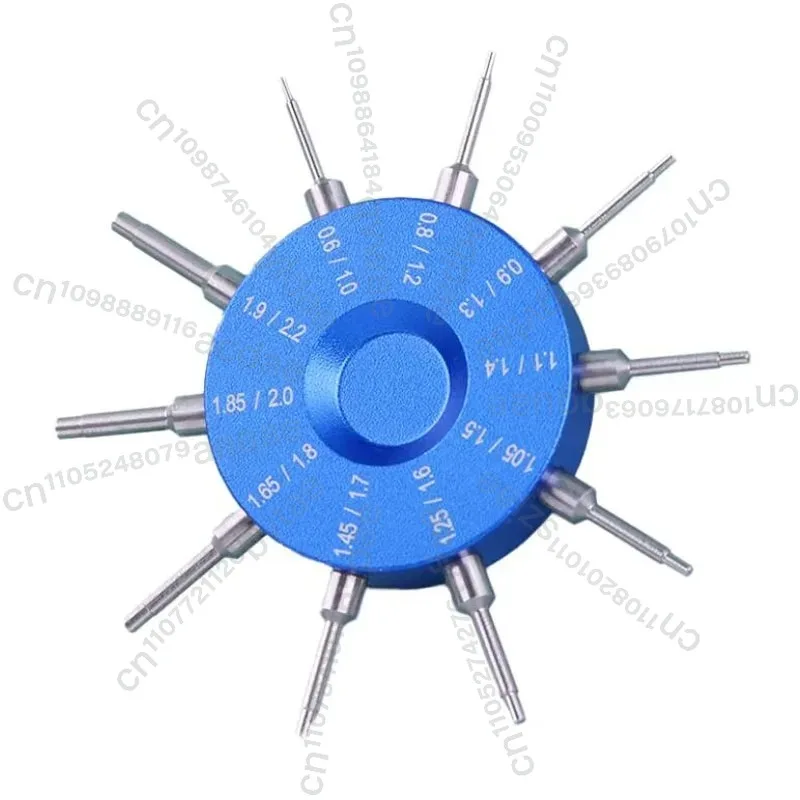 Precision Screw Diameter and Bore Measuring Tool - Professional Eyeglass Bore Measuring Gauge
Precision Screw Diameter and Bore Measuring Tool - Professional Eyeglass Bore Measuring Gauge