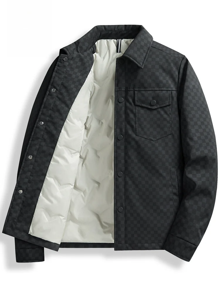 Rn Casual Faionable Du down Jaet Men's Warmth Sli Slim Fit Outerwear Polyester Fiber Zipper Decoration Windproof
Rn Casual Faionable Du down Jaet Men's Warmth Sli Slim Fit Outerwear Polyester Fiber Zipper Decoration Windproof