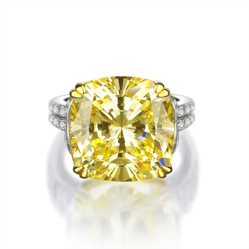 Simplified New S925 Silver Square Atmospheric 14 * 14 High Carbon Diamond S925 Pure Silver 10 Carat Wedding Jewelry
Simplified New S925 Silver Square Atmospheric 14 * 14 High Carbon Diamond S925 Pure Silver 10 Carat Wedding Jewelry