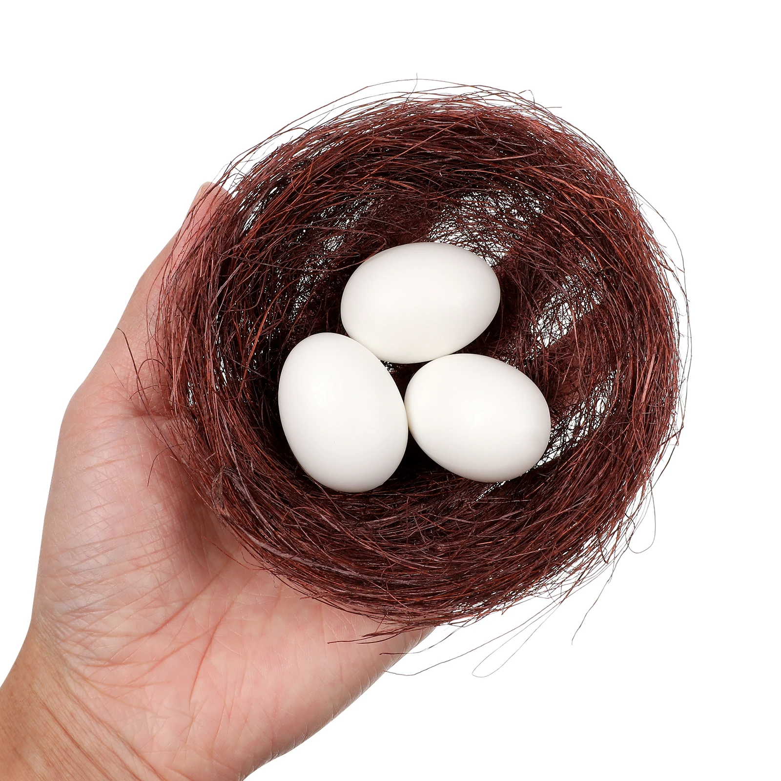 10Pcs Bird Nest Natural Artificial Thread Birds Nest Handmade Garden Decoration and Pet Shelter Artificial Birds Nests
10Pcs Bird Nest Natural Artificial Thread Birds Nest Handmade Garden Decoration and Pet Shelter Artificial Birds Nests