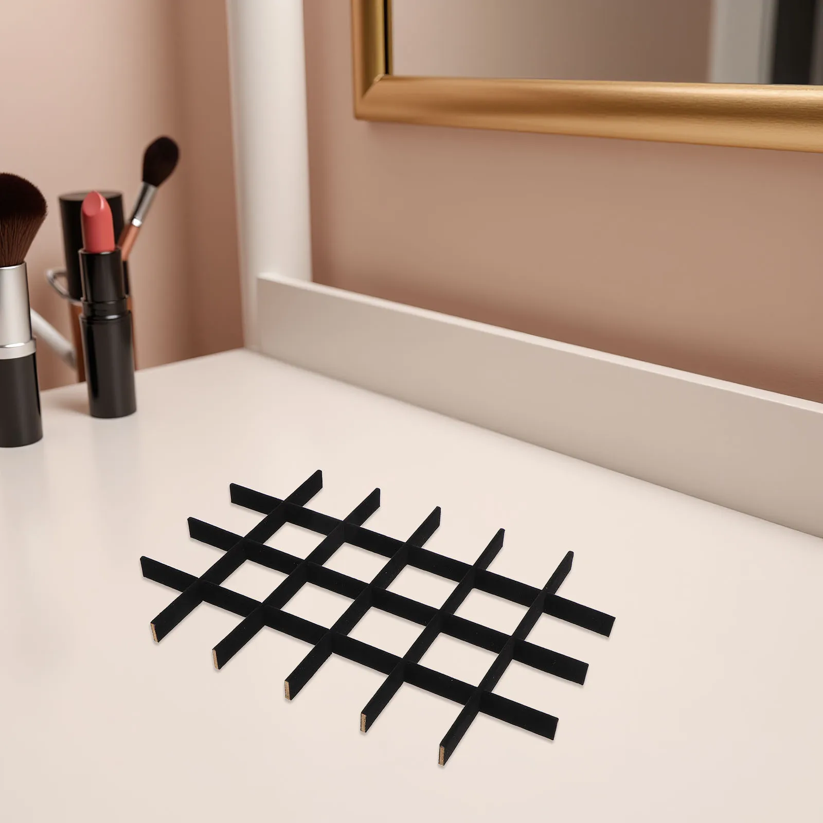 5pcs Jewelry Box 24-Grid Drawer Organizer Divider Black Inserts For Rings Earrings Necklaces Socks Scarves Makeup Storage Diy
5pcs Jewelry Box 24-Grid Drawer Organizer Divider Black Inserts For Rings Earrings Necklaces Socks Scarves Makeup Storage Diy