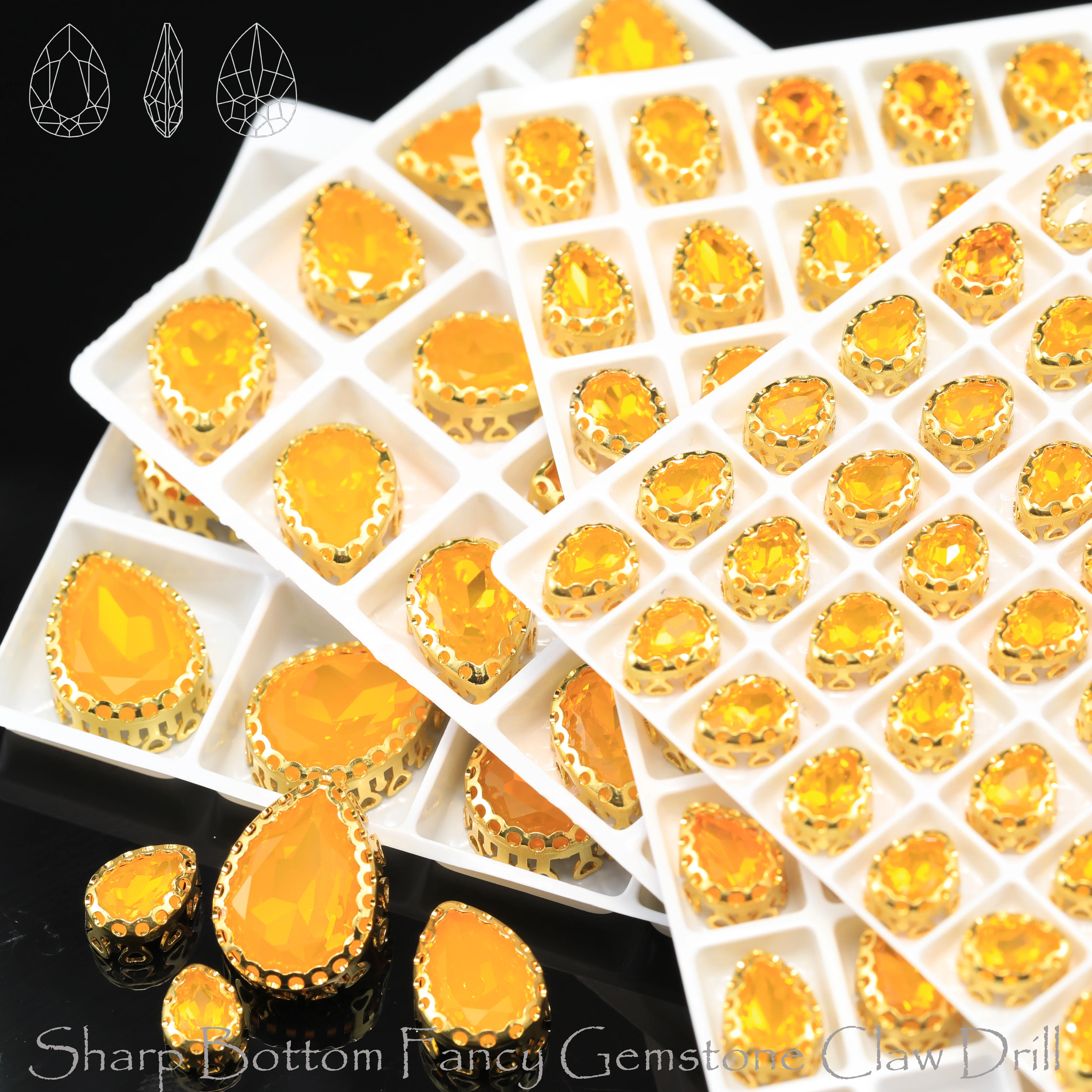 Drop Fancy Stone Bird Nest Claw Rhinestones AB Moonlight Glass Crystals For DIY Shoes Bags Clothing Accessories Wedding Dress
Drop Fancy Stone Bird Nest Claw Rhinestones AB Moonlight Glass Crystals For DIY Shoes Bags Clothing Accessories Wedding Dress