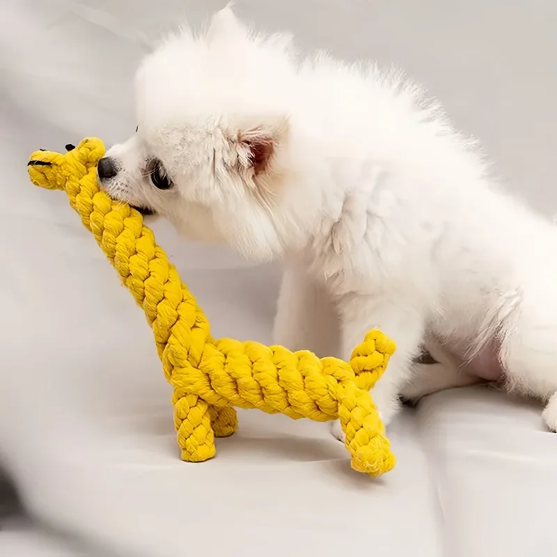 Dog Toys Interactive Rope Knot Toy for Dogs Puppies Pet Chew Toy Grinding Teeth Playing Toys for Dogs
Dog Toys Interactive Rope Knot Toy for Dogs Puppies Pet Chew Toy Grinding Teeth Playing Toys for Dogs
