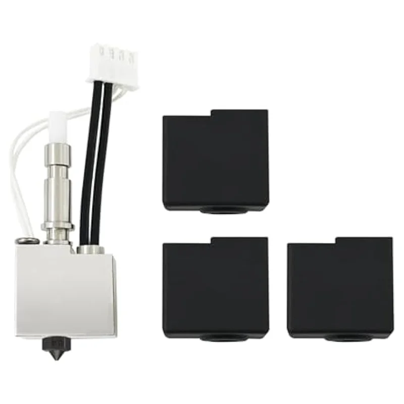Закаленная насадка Hotend для Kobra S1 0,4 мм, комплект экструдера с печатающей головкой, нагревательный блок с дополнительной силиконовой крышкой из 2 шт. 
Закаленная насадка Hotend для Kobra S1 0,4 мм, комплект экструдера с печатающей головкой, нагревательный блок с дополнительной силиконовой крышкой из 2 шт.