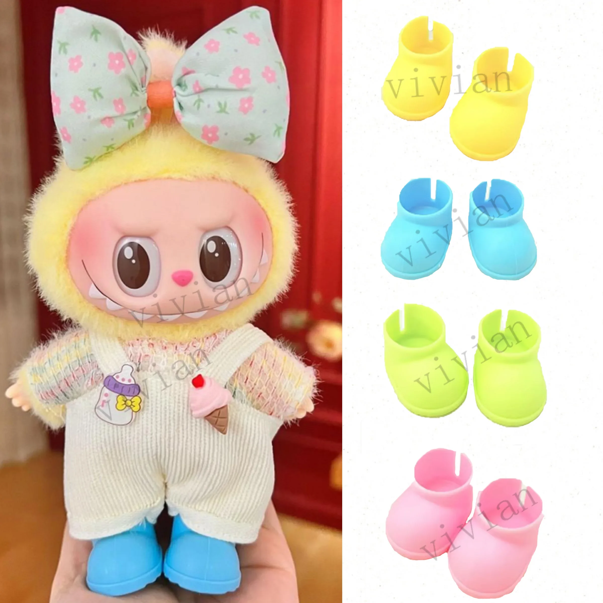 Мини-кукольная одежда, аксессуары для одежды для куклы Ropa Labubu Idol 15-17 см, резиновые сапоги, непромокаемая обувь, одежда
Мини-кукольная одежда, аксессуары для одежды для куклы Ropa Labubu Idol 15-17 см, резиновые сапоги, непромокаемая обувь, одежда