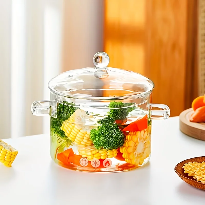 3L Transparent Glass Stew Pot with Double Handles & Tempered Glass Lid – Versatile for Noodles, Soups, Stews, and Meat Dishes – Perfect for Everyday Cooking, Holiday Meals, and Family Gatherings
3L Transparent Glass Stew Pot with Double Handles & Tempered Glass Lid – Versatile for Noodles, Soups, Stews, and Meat Dishes – Perfect for Everyday Cooking, Holiday Meals, and Family Gatherings