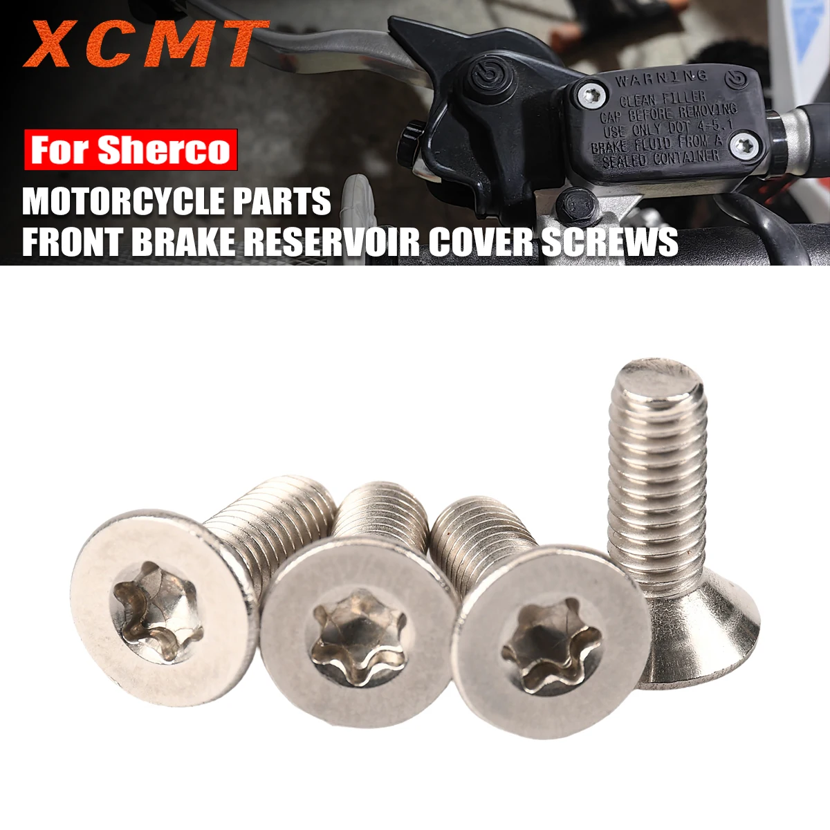 Motorcycle Front Brake Reservoir Cover Screws For Sherco SE-R 250 SE-R 300 2014-2015 SE-F 250I SE-F 300I 2011-2015 SE-F 450I
Motorcycle Front Brake Reservoir Cover Screws For Sherco SE-R 250 SE-R 300 2014-2015 SE-F 250I SE-F 300I 2011-2015 SE-F 450I