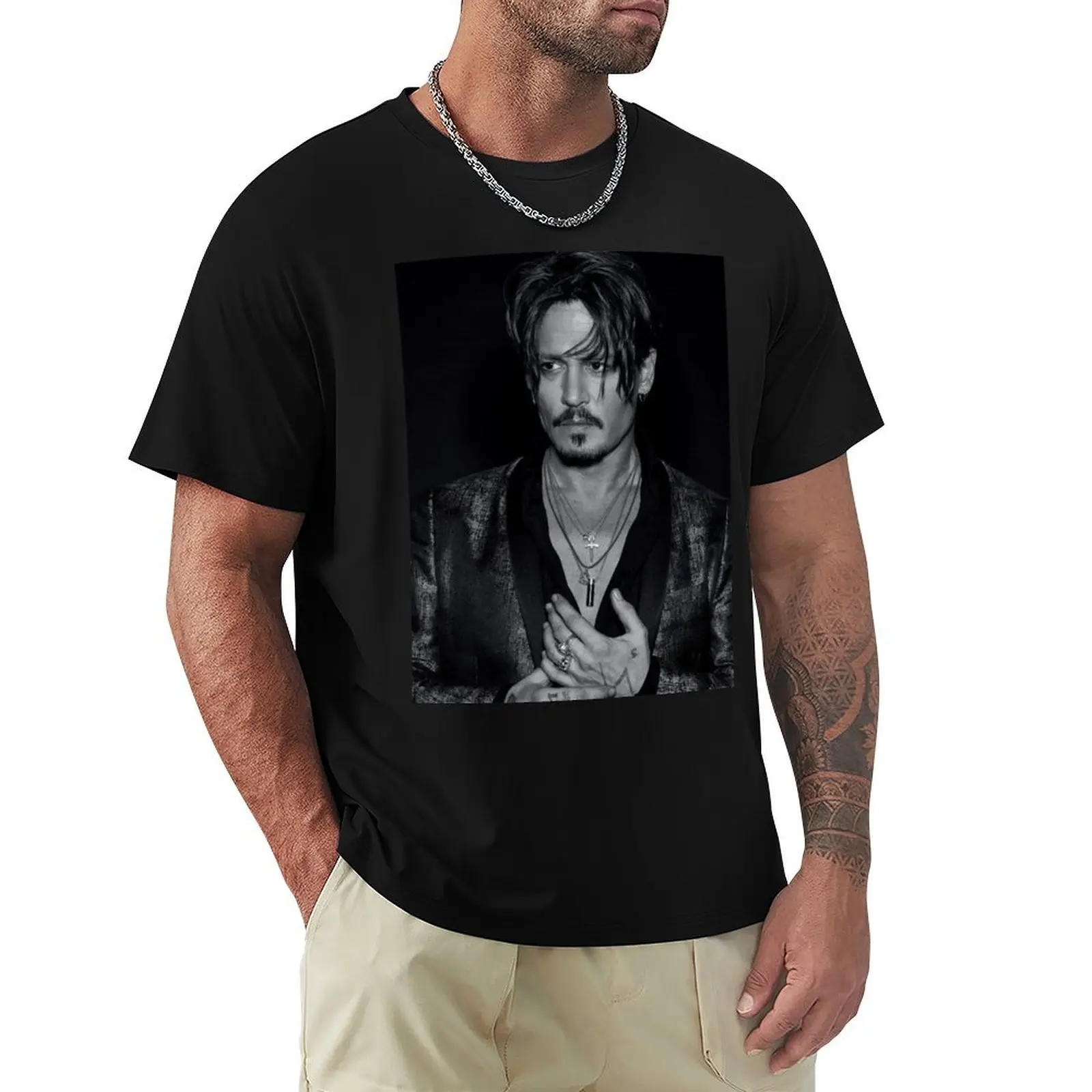 DARK JOHNNY T-Shirt Modern Print Casual T-Shirt
DARK JOHNNY T-Shirt Modern Print Casual T-Shirt