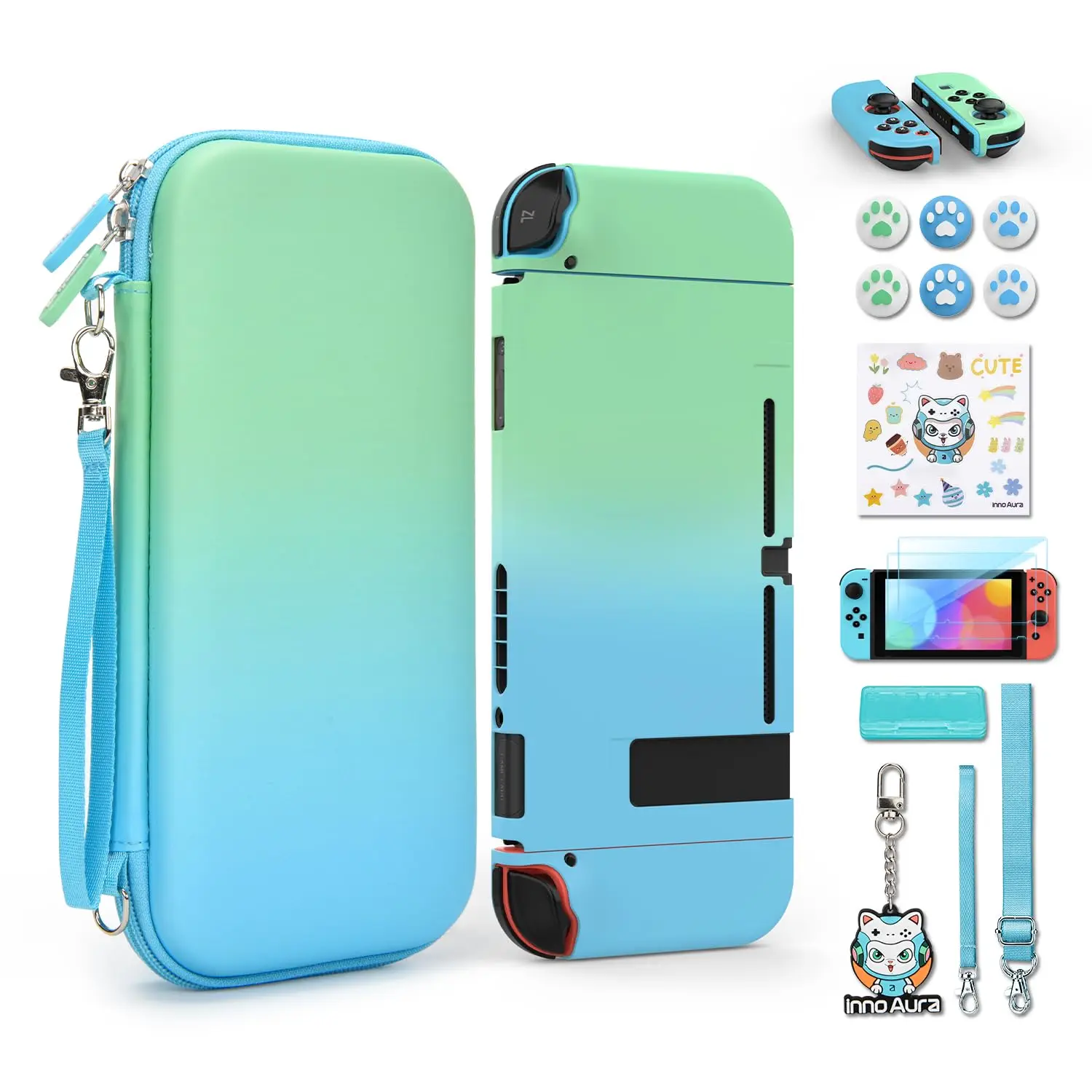 Switch 2017 Model Carrying Case Anti-Scratch Hardshell Case Switch Accessory Set with Protective Case, Switch Screen Protector
Switch 2017 Model Carrying Case Anti-Scratch Hardshell Case Switch Accessory Set with Protective Case, Switch Screen Protector