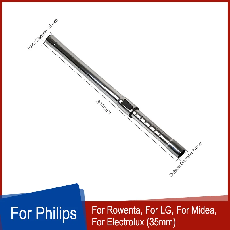 Universal Vacuum Cleaner Extension Pipe Tube 35mm Telescopic Rods For Philips, Haier, Midea, Puppy, Electrolux Accessories
Universal Vacuum Cleaner Extension Pipe Tube 35mm Telescopic Rods For Philips, Haier, Midea, Puppy, Electrolux Accessories